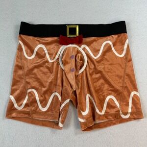 American Eagle Boxer Briefs Mens XL‎ Velour Gingerbread Holiday Underwear